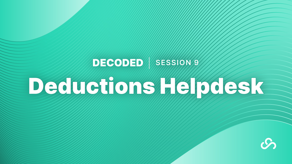 Deductions Helpdesk