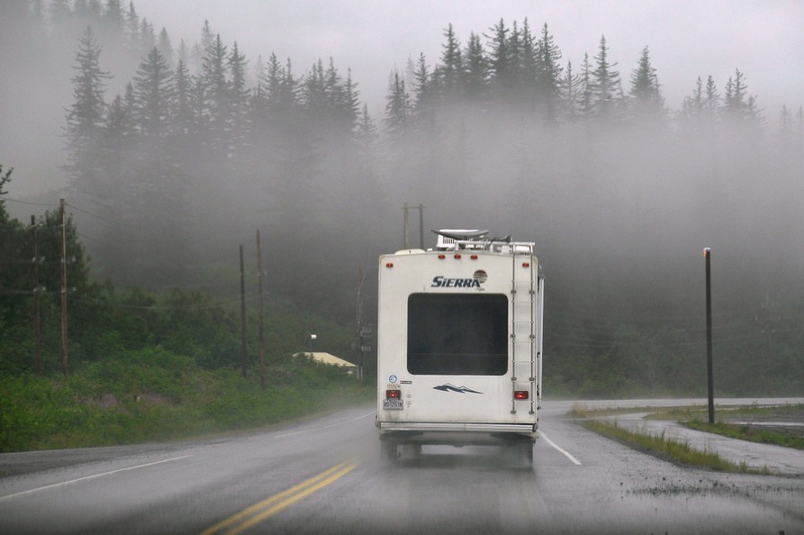Tips for Driving an RV in the Rain
