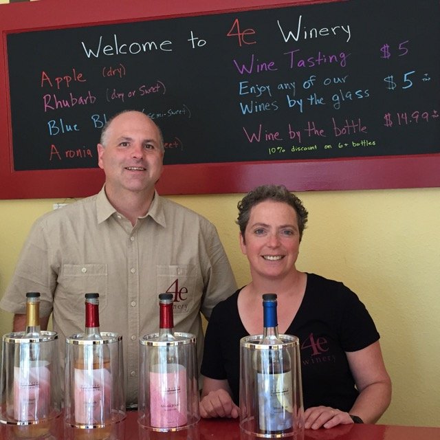 Greg and Lisa are the owners of 4e Winery.