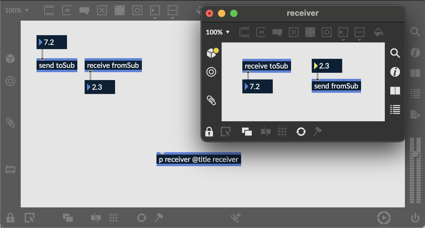 send-receive-subpatcher