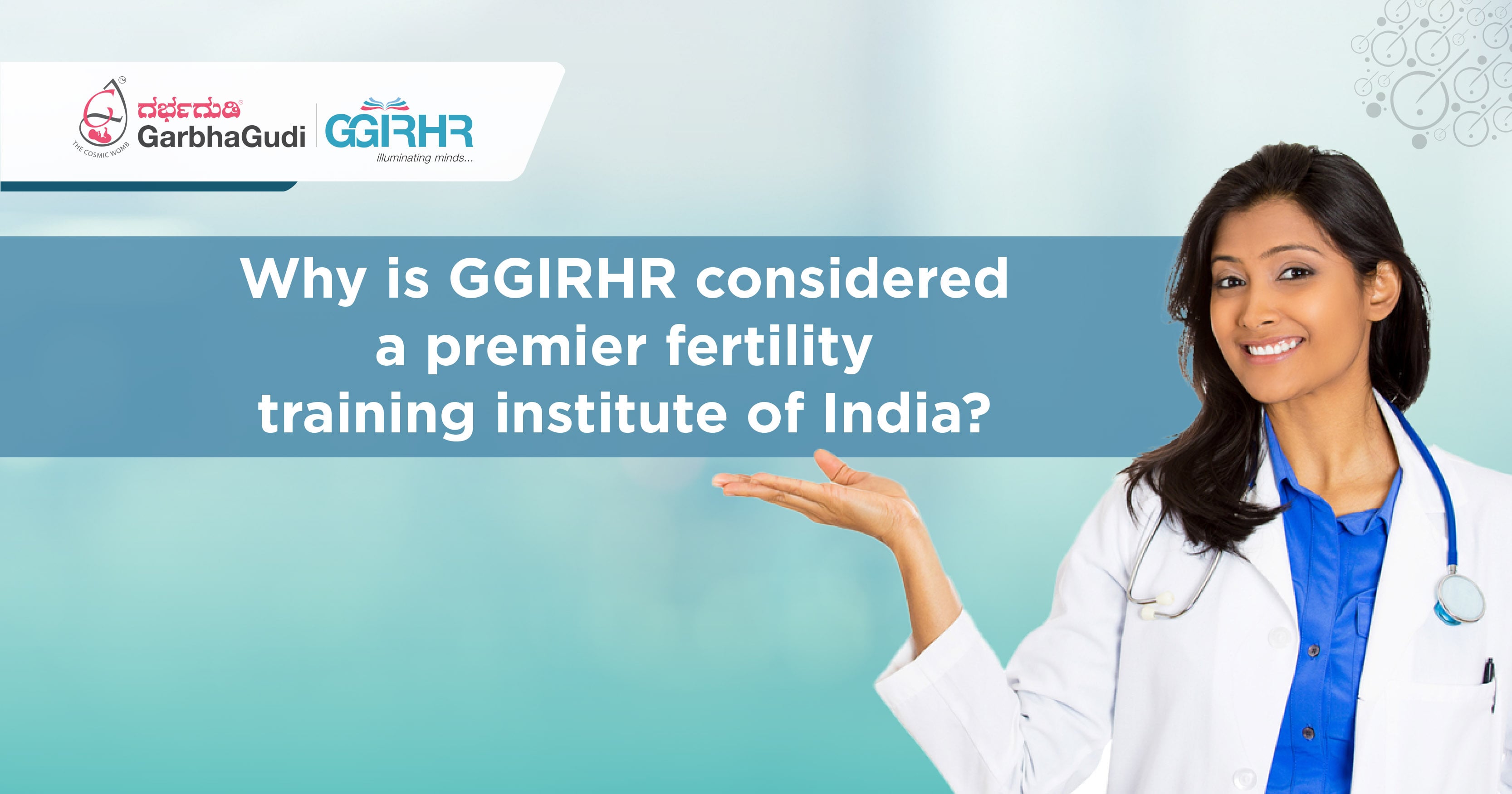 Why is GGIRHR considered a premier fertility training institute of India?