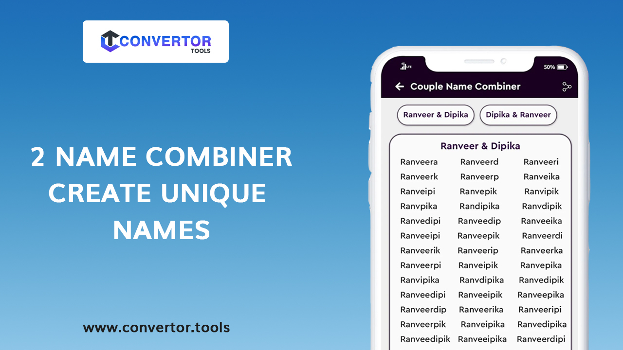 Name Combiner Combine Two Names
