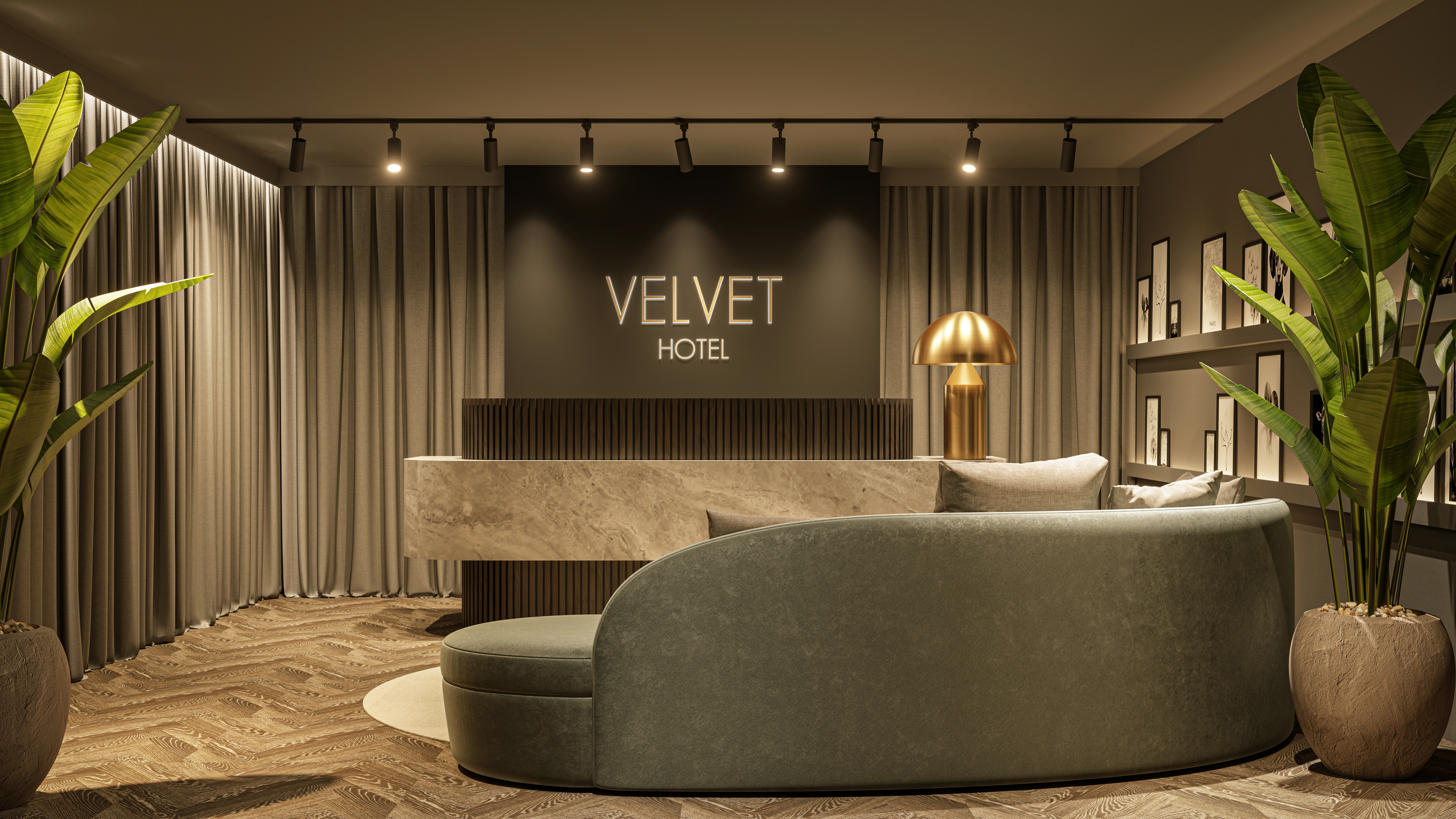 Velvet hotel reception
