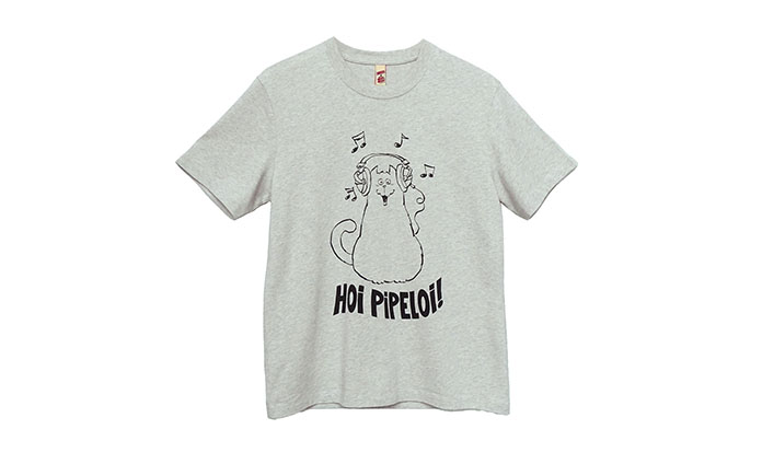 MAG x Jans: T-shirt Hoi Pipeloi Light grey