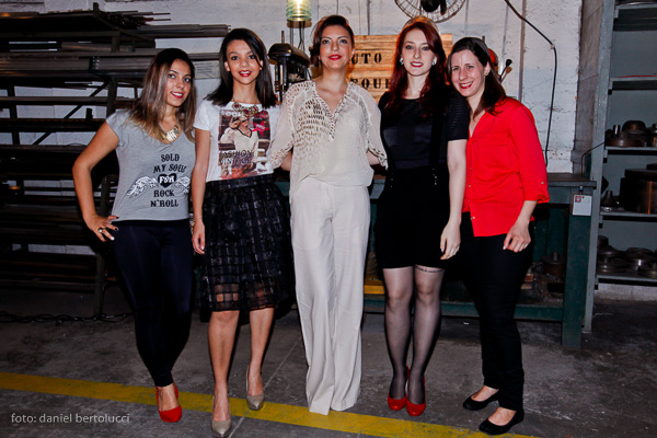 Equipe Bertolucci - Bruna Braga, Emanuelle Ferreira, Elaine Rodrigues, Franciely Mocelin e Daniele Portello