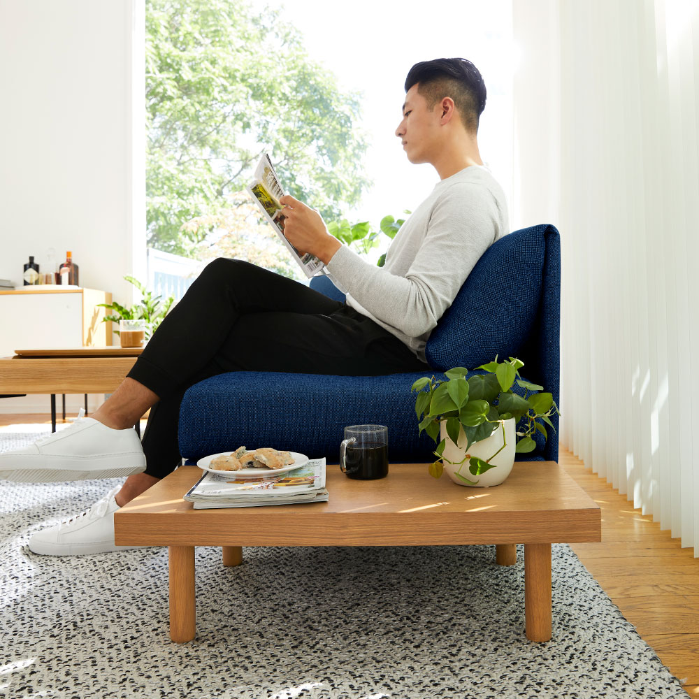 Range Fabric Ottoman Burrow