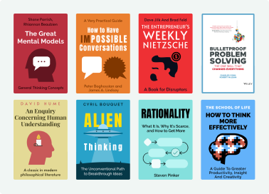 The Best 100 Critical Thinking & Problem Solving Books - Blinkist