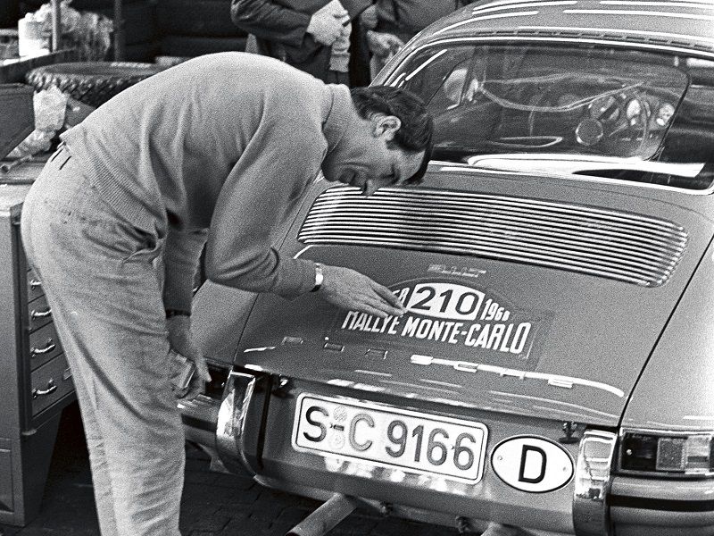 1968 Porsche 911 T Rallye Monte Carlo BW ・  Photo by Porsche 