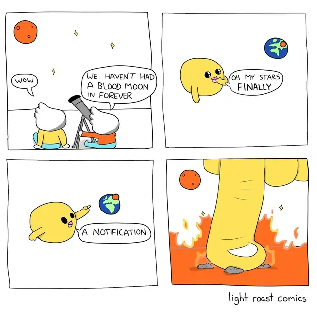 Panel 1: nullPanel 2: nullPanel 3: nullPanel 4: nullThis is the end of the comic.