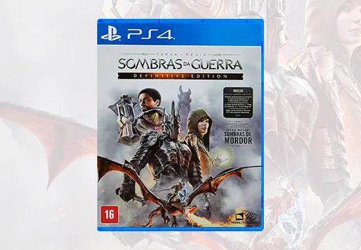 Imagem do produto Terra-Média: Sombras da Guerra Definitive Edition PS4 - Físico em Kabum