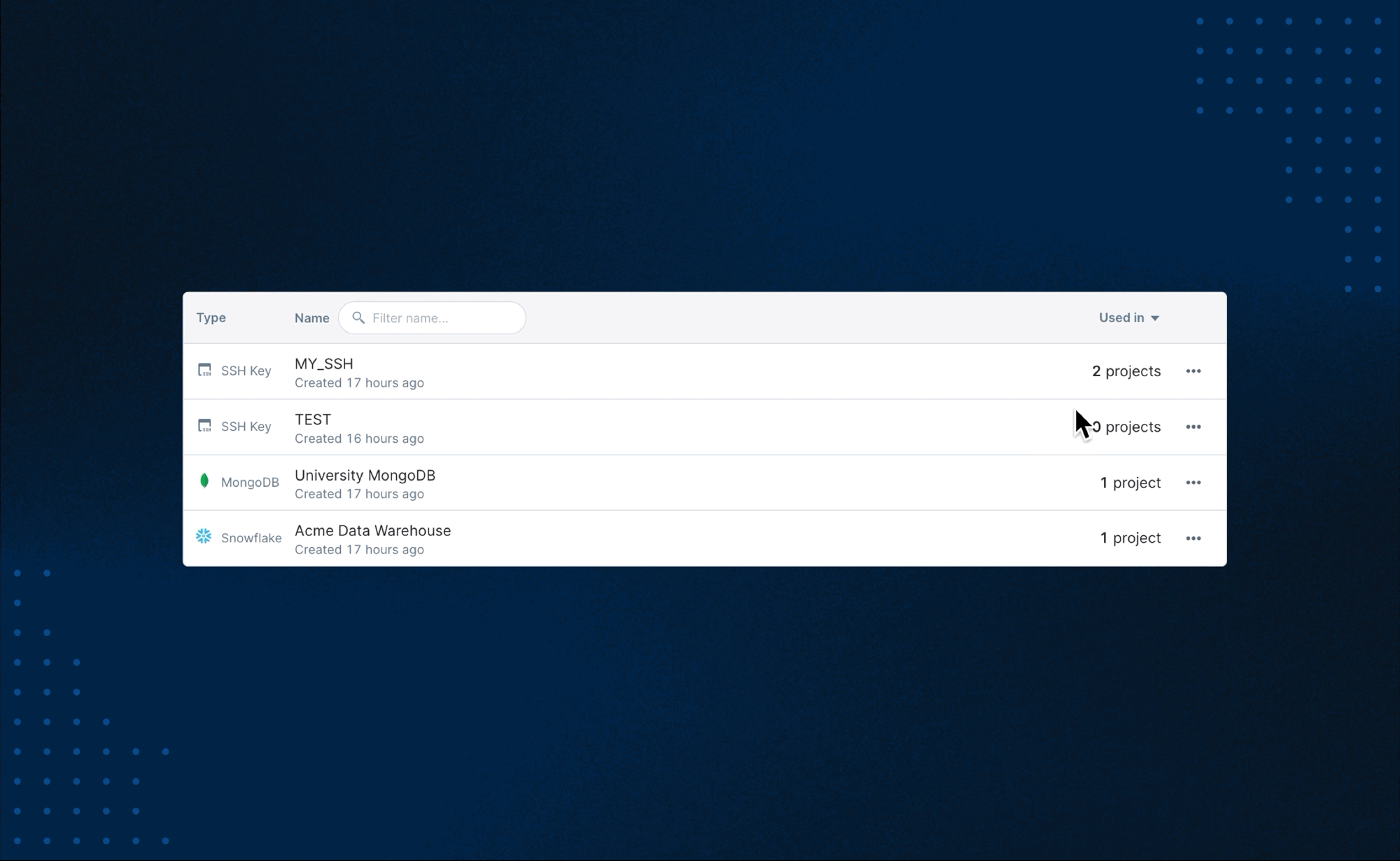 Managing integrations in Deepnote