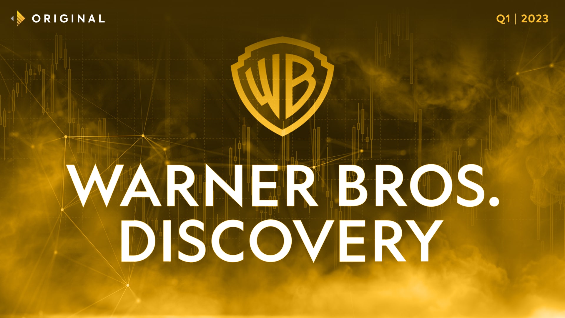 Various versions of potential Warner Bros. Discovery logo