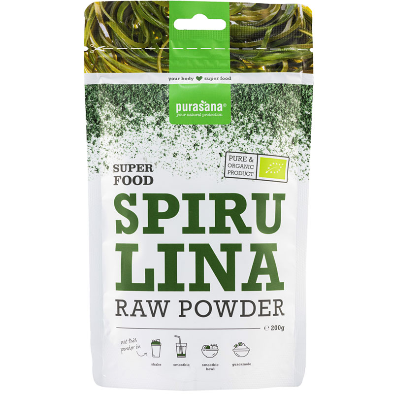 Purasana Spirulinapoeder 200 g Pulver