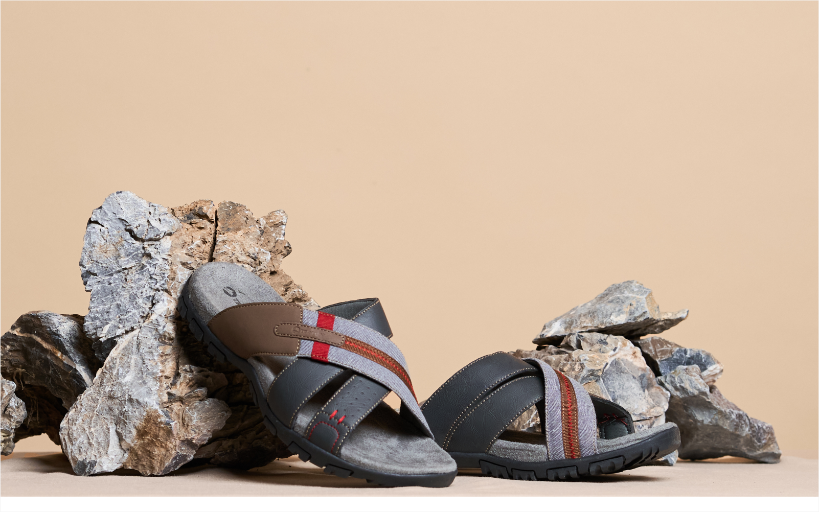 Travelin'Solsvik Slipper Men Grey