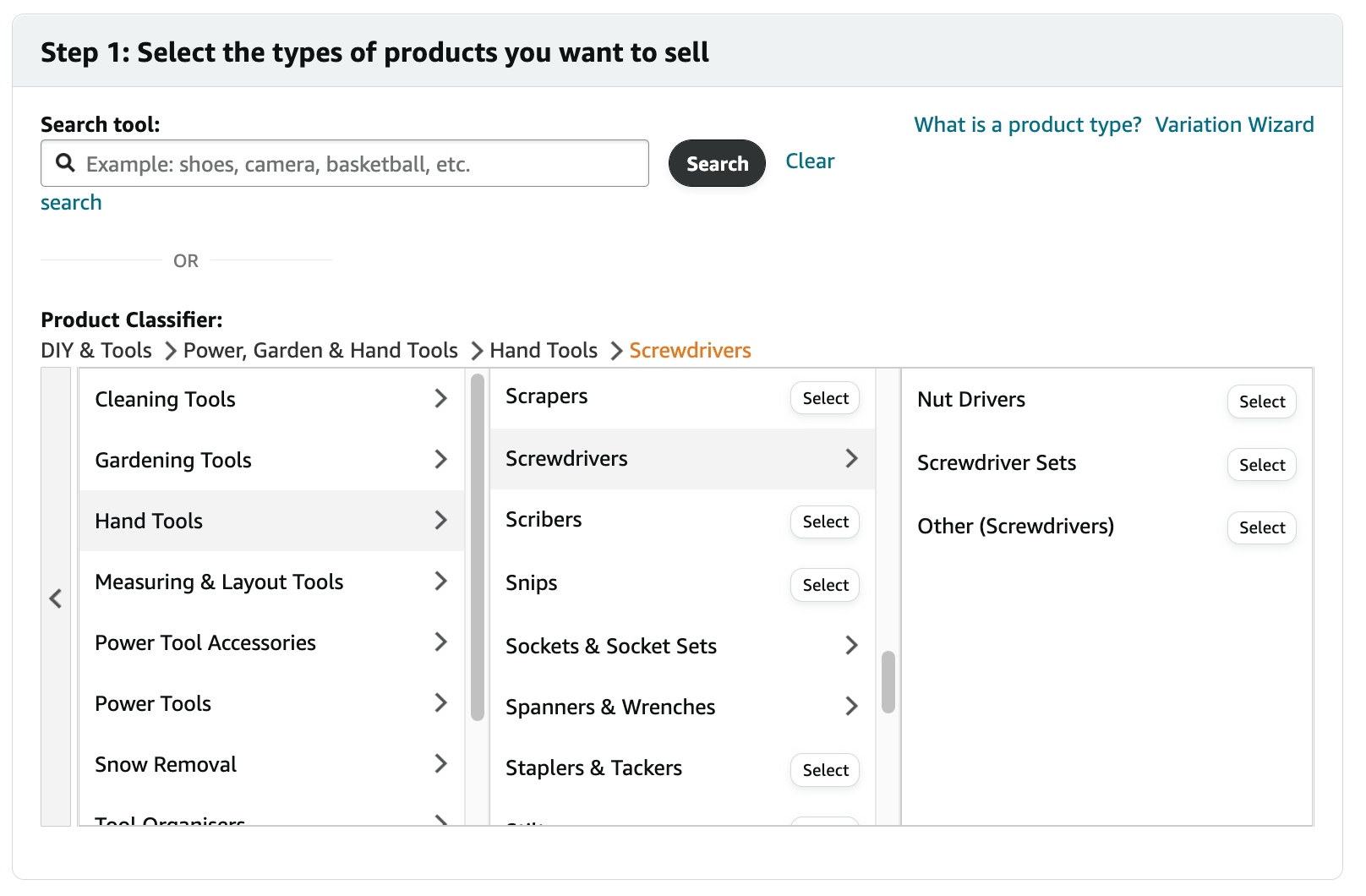 Amazon’s product categorization tree to aid customers