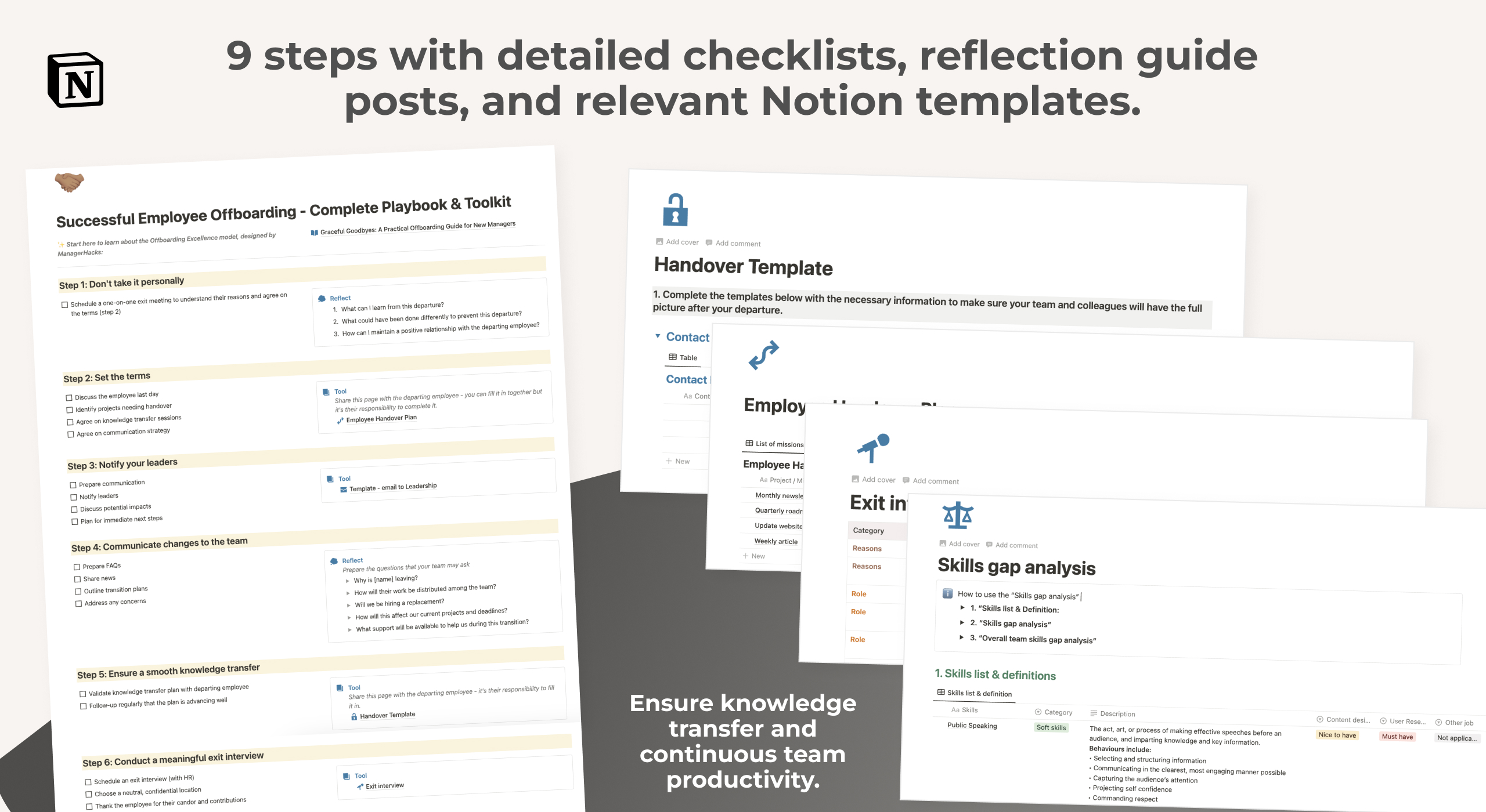 Employee offboarding playbook and templates - smooth offboarding with checklists.