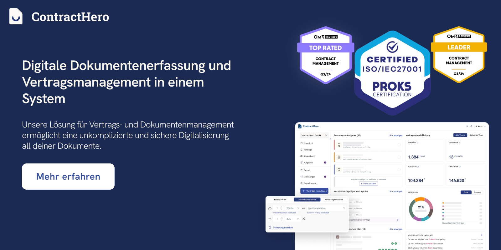 Mehr zu ContractHero erfahren