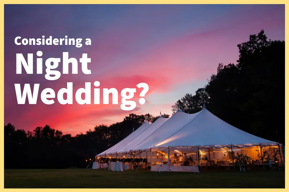 Things to Consider When Planning a Wedding at Night in Maryland