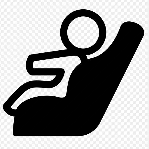 Icon gratis Baby- und Kindersitze.