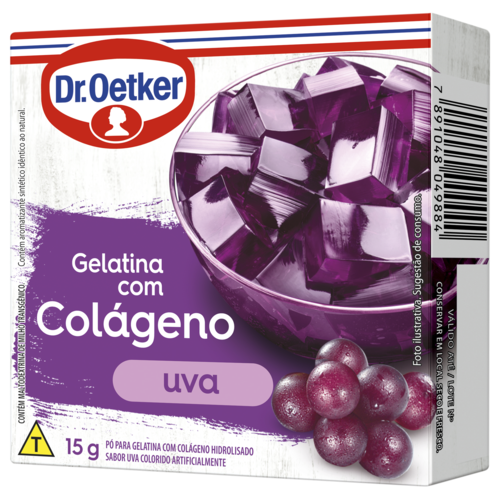 Gelatina com Colágeno Uva - Gelatinas | Dr. Oetker
