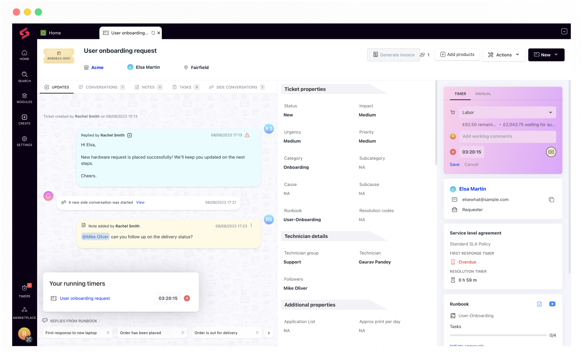 Service Desk software for MSPs Best MSP ticketing solution SuperOps.ai