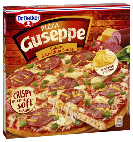 Guseppe Salami & Cheddar Sauce - Guseppe | Dr. Oetker