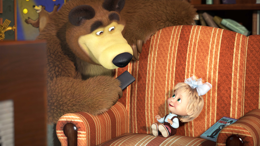 Masha and the Bear cartoon series tops global rating of children's content  | Parrot Analytics