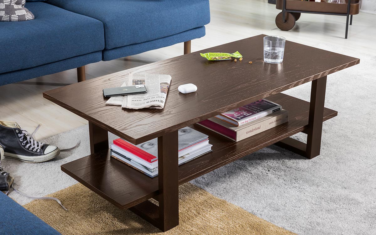 Index Hardwood Coffee Table - Burrow