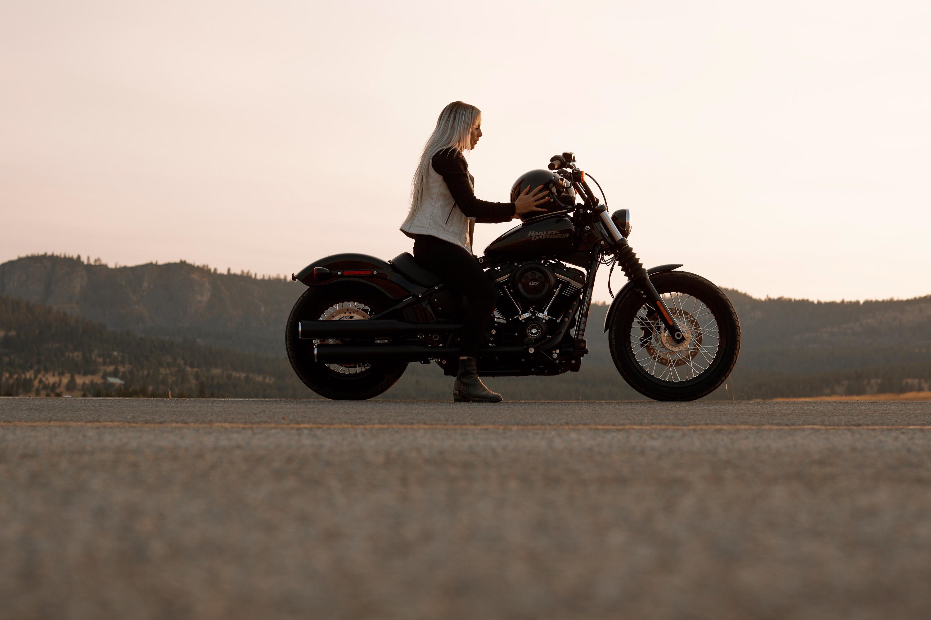Vrouwen op de motor