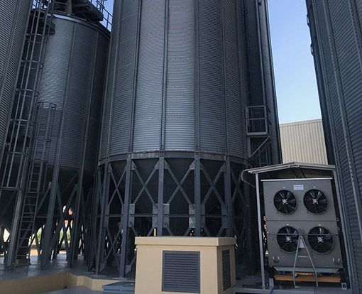 Grain cooling units are economical