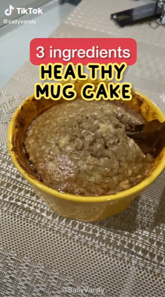 Resep Mug Cake Banana Coffee Pro Isolate