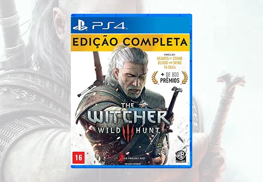 Imagem do produto The Witcher 3: Wild Hunt – Complete Edition PS4 - Físico em Americanas