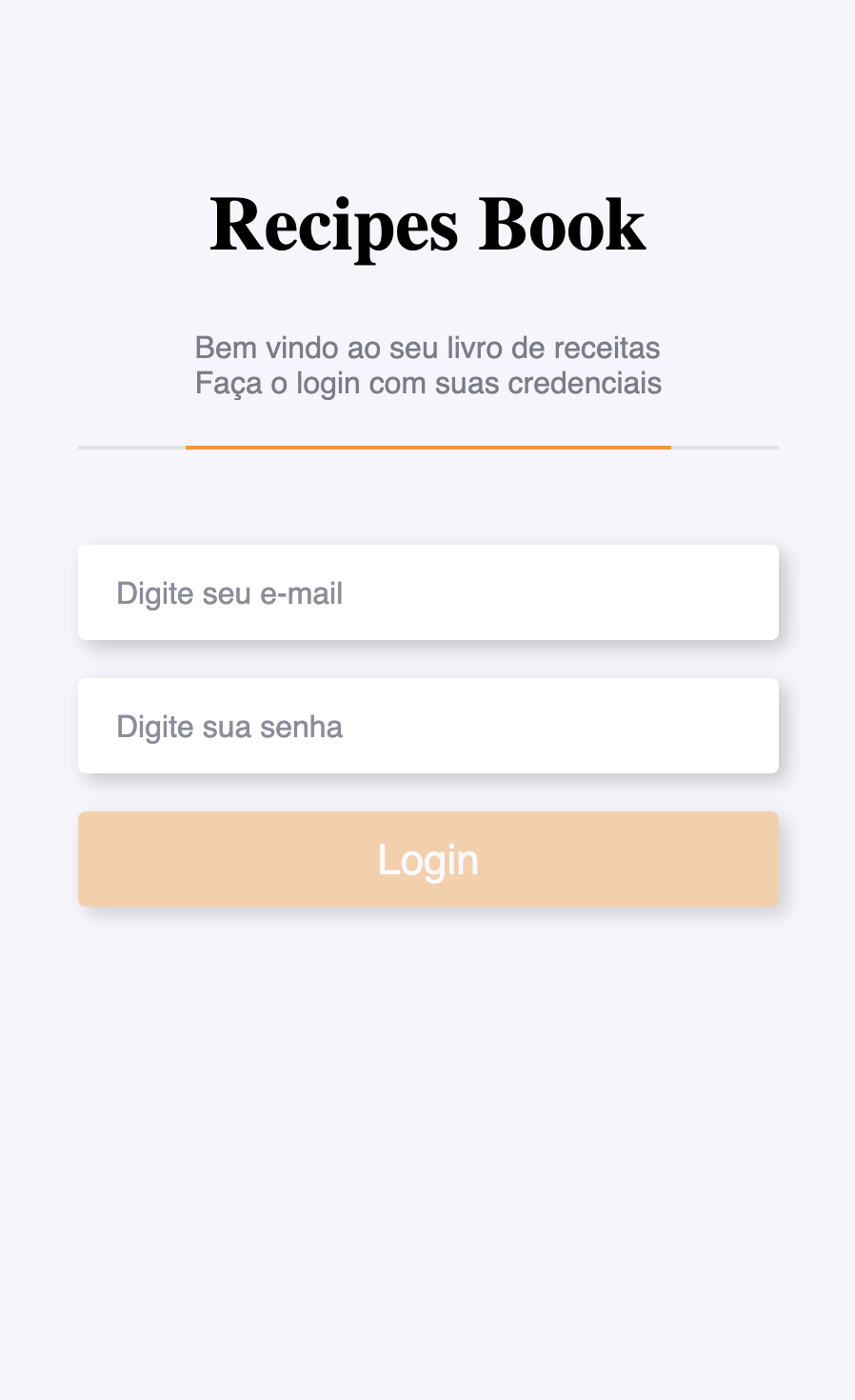 Imagem da sessão Login