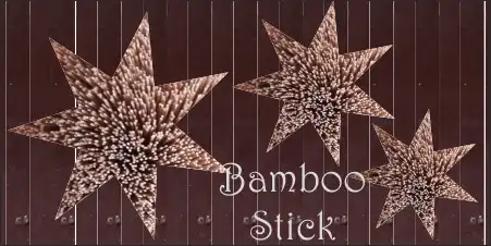 Bamboo sticks as an agarbatti raw material