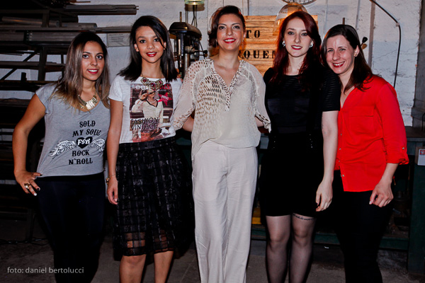 Equipe Bertolucci - Bruna Braga, Emanuelle Ferreira, Elaine Rodrigues, Franciely Mocelin e Daniele Portello