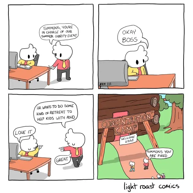 Panel 1: nullPanel 2: nullPanel 3: nullPanel 4: nullThis is the end of the comic.