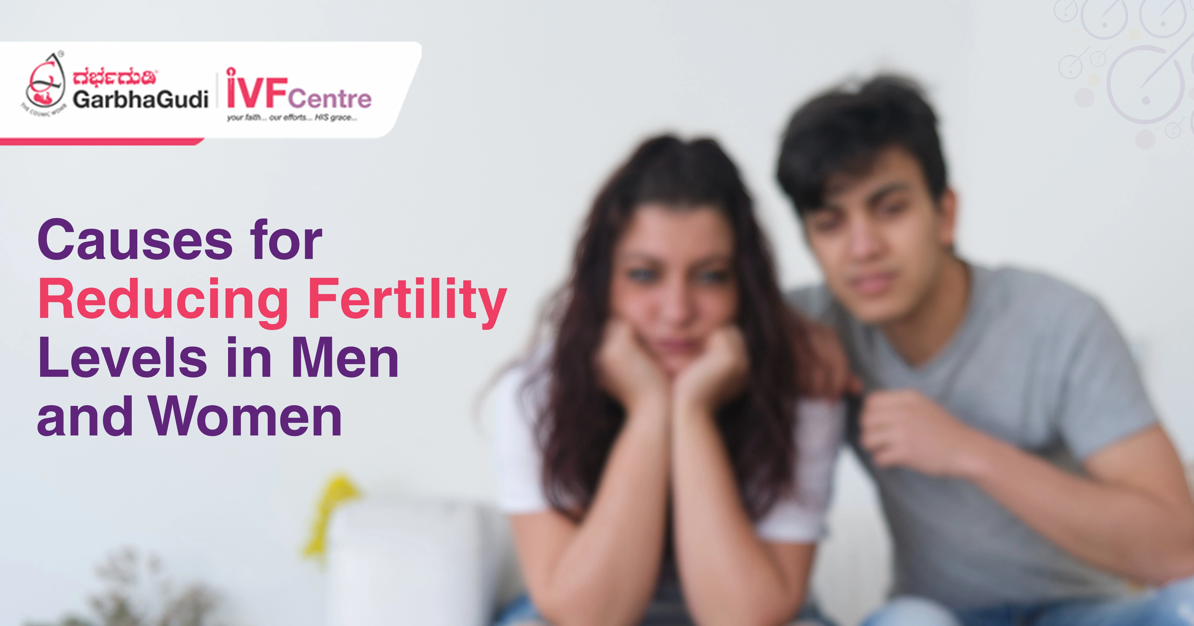 Causes For Reducing Fertility Levels In Men And Women Garbhagudi Ivf Centre