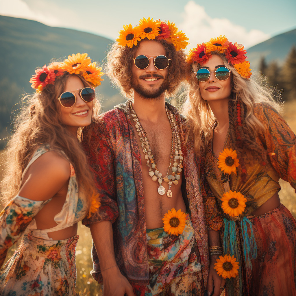 Hippie & Flower Power Kleding