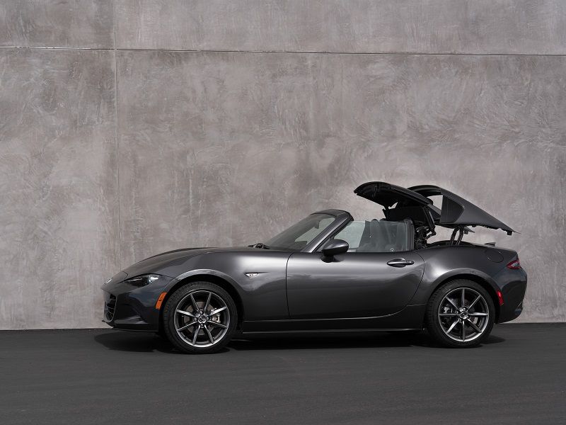 2018 Mazda MX 5 Miata RF Grey Roof Action Profile 