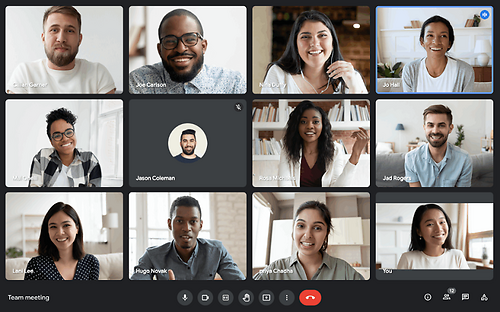 Google Meet (zuvor Hangouts Meet) Screenshot