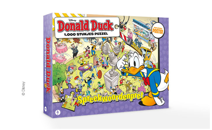 Donald Duck Puzzel 6 - Spreekwoordenpret