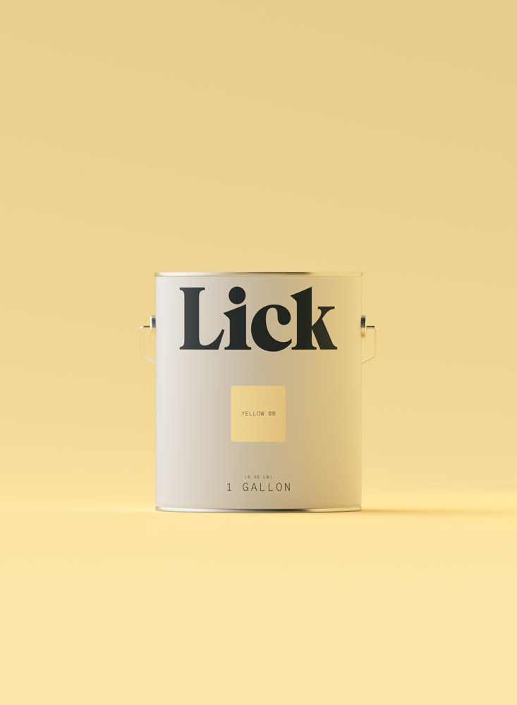 Yellow 08 Dusty Yellow Paint Matt Interior Paint Lick