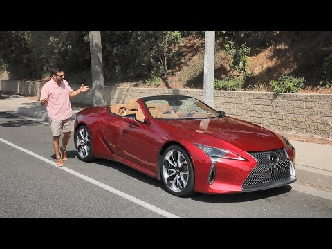 2021 Lexus LC 500 Convertible Test Drive Video Review