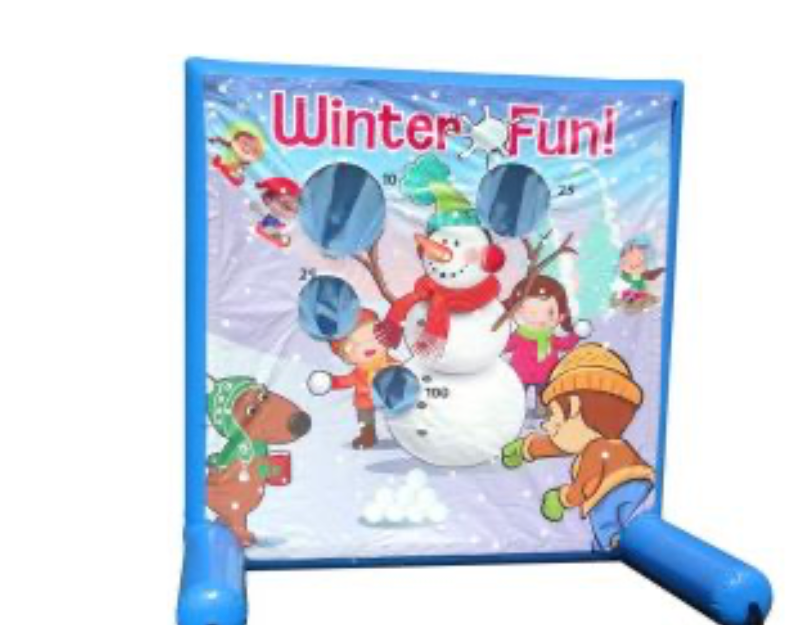 Winter Fun Frosty the Snowman Toss Carnival Game