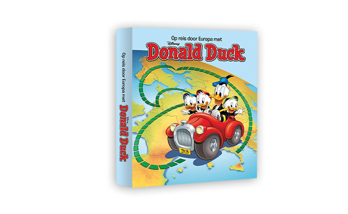 Donald Duck Op reis door Europa Box - met 5 albums