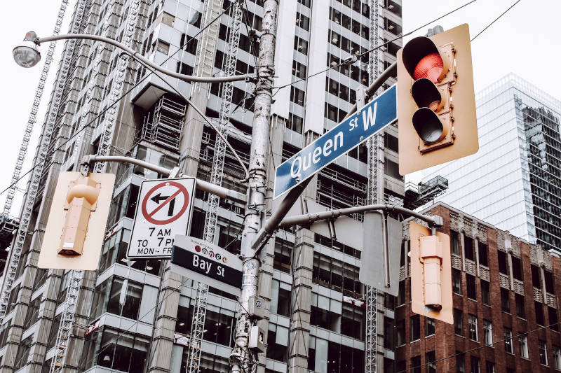 Queen West Street Sign