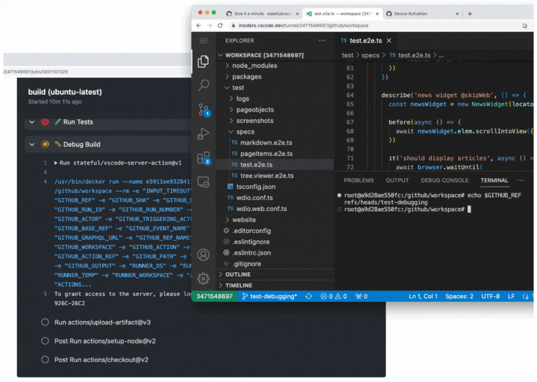 But it works on MY machine! Debugging GitHub Workflows with VS Code ...