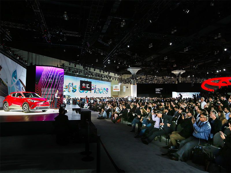 2016 LA Auto Show CHR press conference ・  Photo by Toyota 