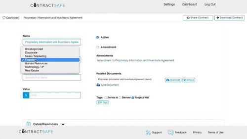 ContractSafe Screenshot
