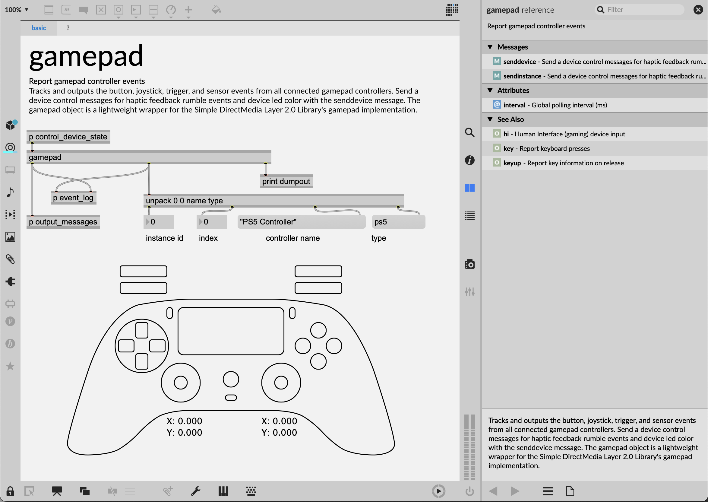 screenshot of the gamepad help patcher